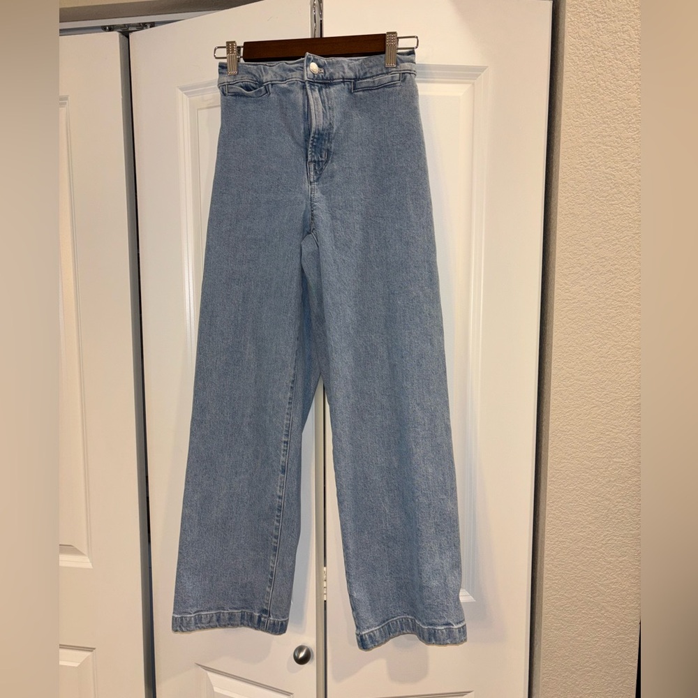 Madewell Emmett High Waist Wide Leg Ankle Jeans